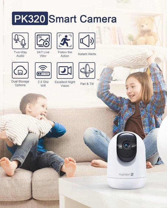 Eufy Indoor Beveiligingscamera S350 4K Wired kopen? | Slimme