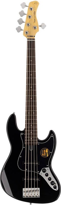 Sire Basses V3+ 5/BK basgitaar, 5-snarig, zwart