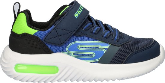 Skechers Bounder-Tech - Ultravoid Klittenband Laag - Blauw - Maat 36