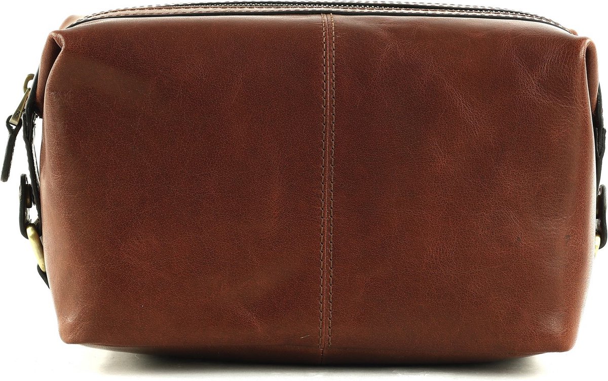 SADDLER Toilettas Braga Toiletry Bag Midbrown Bruine