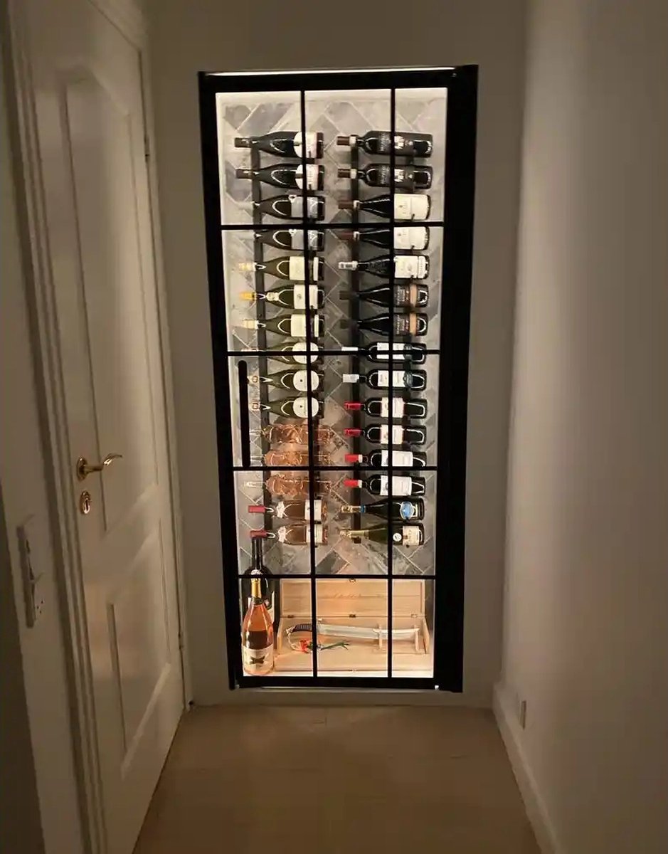Vino Wall Rack 1x3 flessen