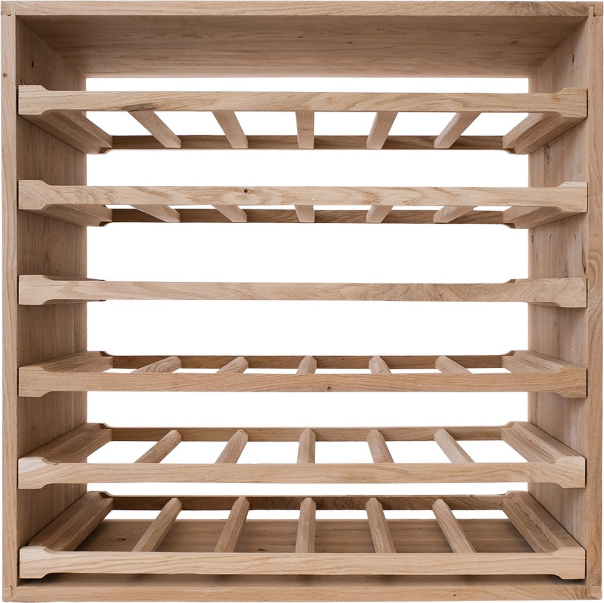 Caverack wijnrek LEO – 36 flessen – eiken
