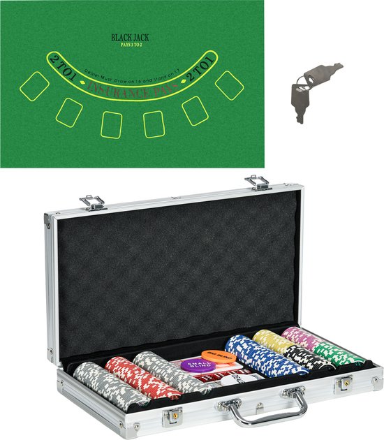 SPORTNOW poker set, casino accessoires, 500 chips