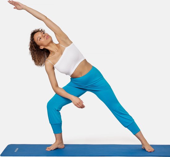 Bellivalini Dames Yogabroek - Sport - Vrijetijdsbroek - Lang - Viscose - Sportbroek - BLV-BLV50-276-YPS - Blauw - S van Bellivalini — afbeelding 5