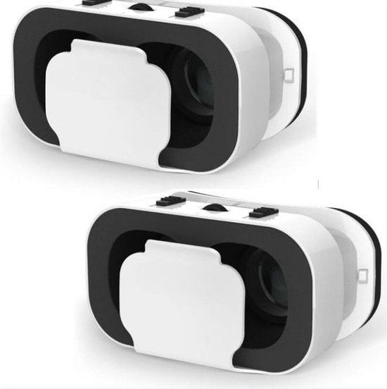 VR-bril 3D, VR-bril, virtueel en comfortabel voor 4,5-7,2 inch All Smartphone, Samsung, Android, 90-100 graden kijkhoek, 360 graden draaibaar, met controller (zwart