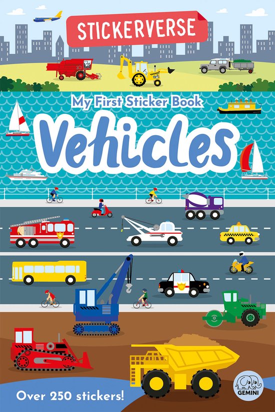 Stickerverse- Stickerverse: My First Sticker Book Vehicles - cover
