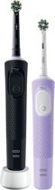 Oral-B Vitality Pro 100 - Duo Zwart en Lila - Gift edition - Elektrische Tandenborstel