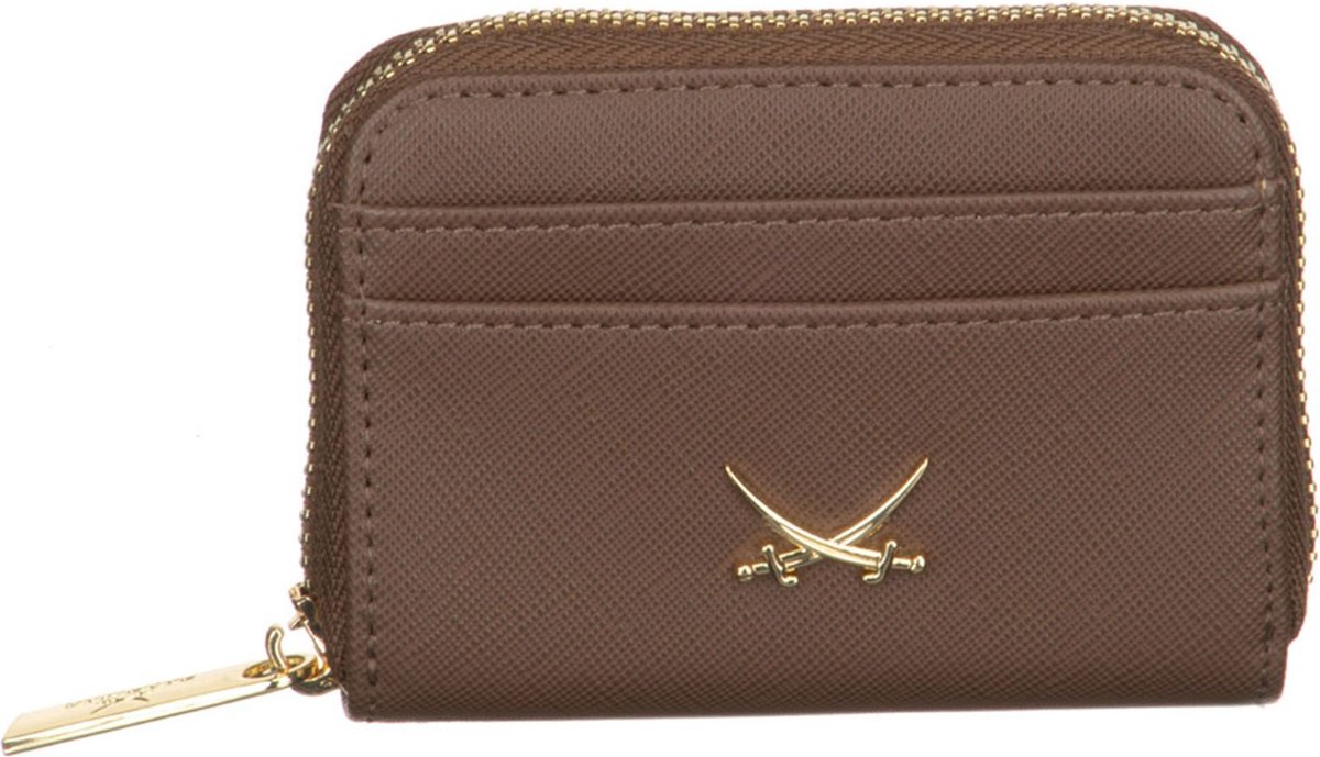 Sansibar Portemonnee Zip Wallet Cappuccino Bruine