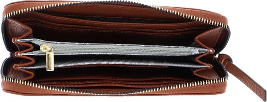 SURI FREY Porte-monnaie Netty Zip Around Wallet Cognac Brun