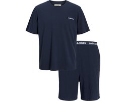 Jack & Jones heren pyjamaset kort everest blauw