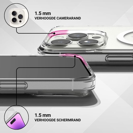 Casify Coque transparente adaptée à la coque MagSafe iPhone 16 Plus - Transparente