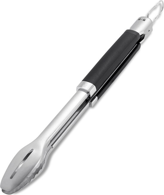 Merkloze Grilltang Precision - RVS met Antislip Grip