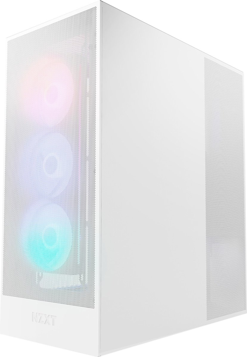 NZXT H7 Flow RGB ( 2024 ) tower behuizing 2x USB-A | 1x USB-C | RGB | Tempered Glass