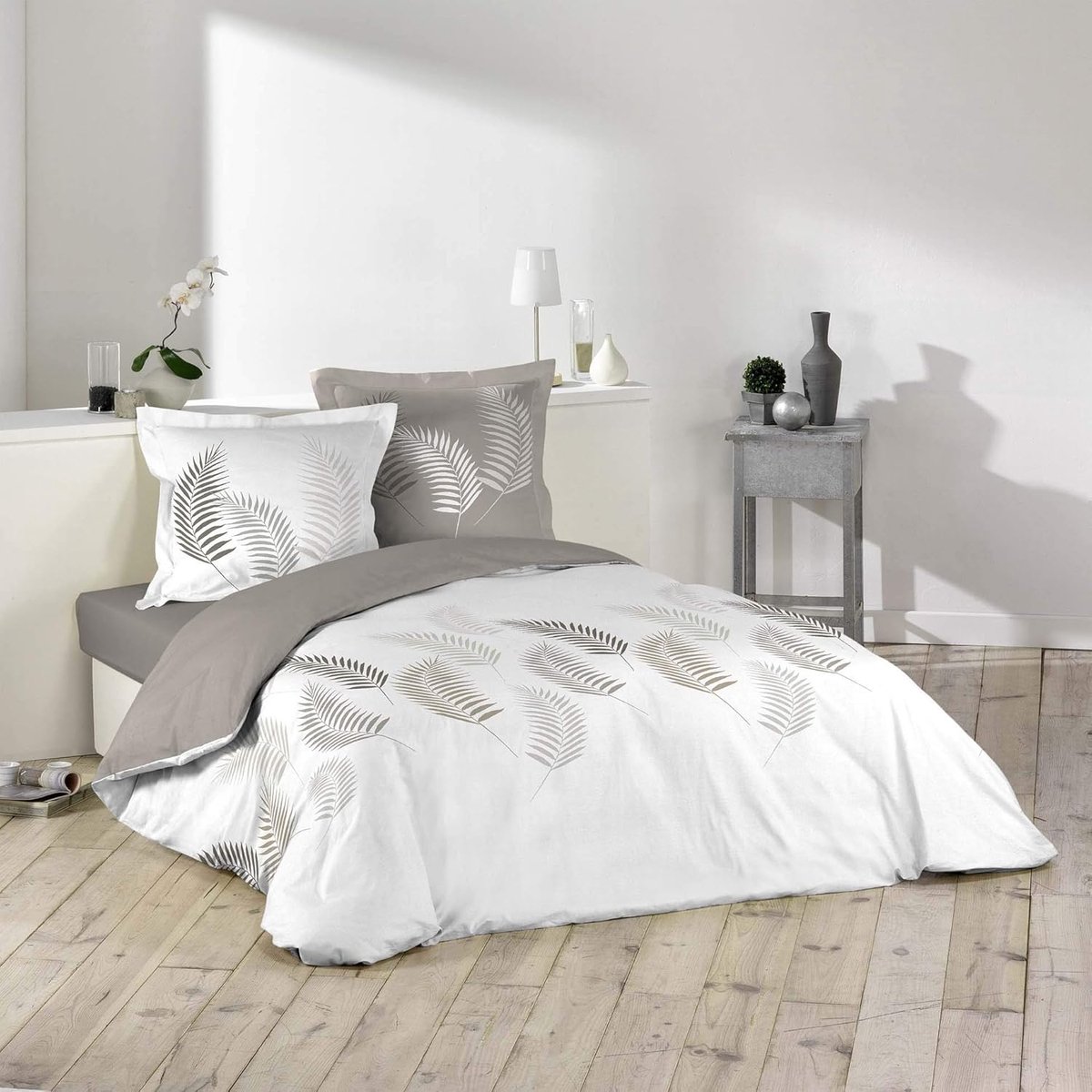 JGS ® Beddengoedset van Katoen met Stijlvolle Print en Hoge Draaddichtheid