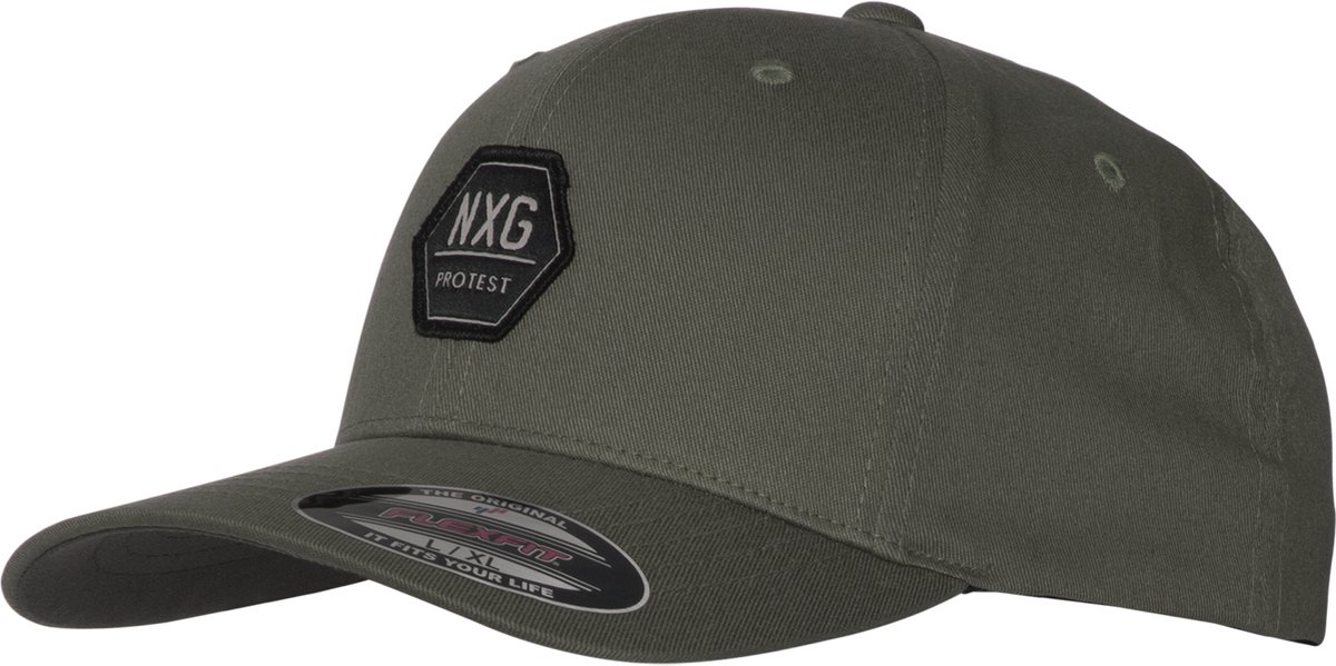 Protest Nxg Miso – Baseball pet Unisex – Flexfit – Elastisch Spruce
