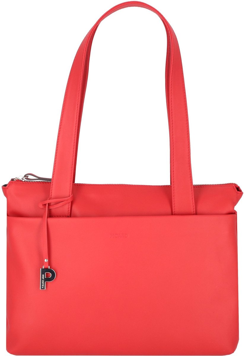 PICARD Schoudertas Timeless Shopper Rot Rood