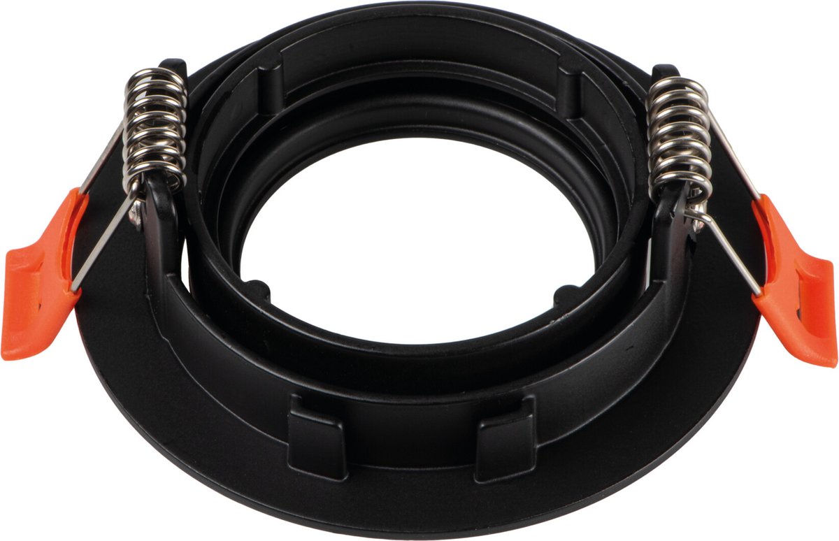 Kanlux S.A. - LED Inbouwspot kantelbaar - Zaagmaat 70mm - Buitenmaat 82mm - Zwart