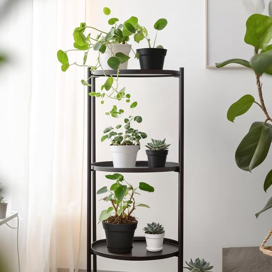 ALI2 Orchideeënpotten, transparante potten, 5 stuks, diameter 16 cm, hoogte 14 cm, kunststof orchideeënpotten met gaten, pot voor orchideeën, binnen
