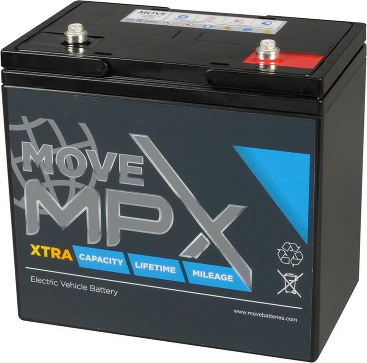 Goedkoopste Scootmobiel accu Move MPX 12V-62Ah