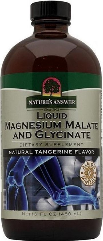 Magnesium Bisglycinaat & Malaat (480ml) Nature's Answer |