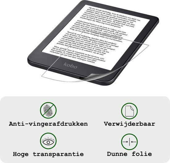 Screenprotector Folie Geschikt voor Kobo Clara 2E Screenprotector Bescherm Folie - Screenprotector Folie Geschikt voor Kobo Clara 2E Screen Protector Screen Cover - 3 Stuks van Merkloos — afbeelding 3