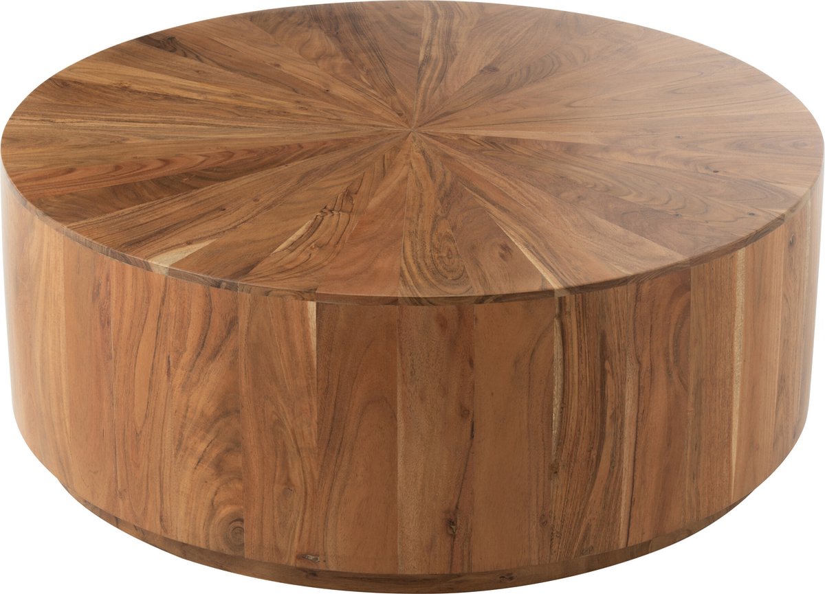 J-Line salontafel Rond - hout - naturel
