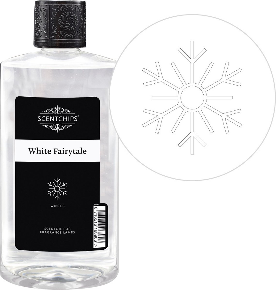Goedkoopste Scentchips® White Fairytale - Geurolie Voor Oliebrander - Parfum Olie - Geurolie Voor Lampenolie - Geurlamp Olie - 475ml