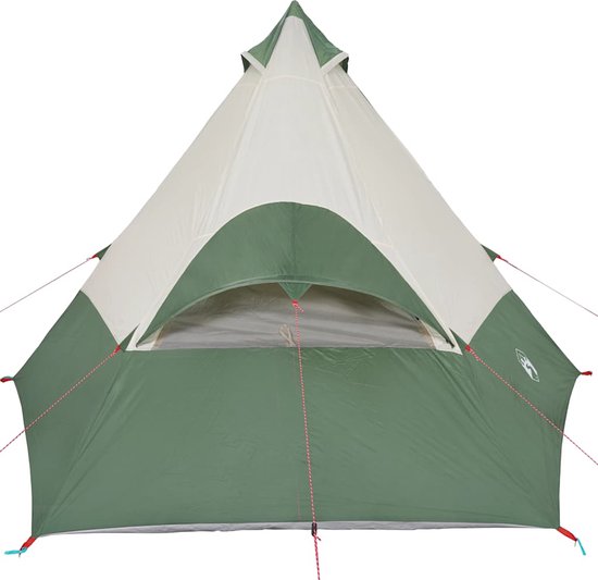 vidaXL Tipitent - Waterdicht - 7 Personen - Groen Tipitent - Tent - Campingtent - Outdoor - Vakantie van Vidaxl — afbeelding 4