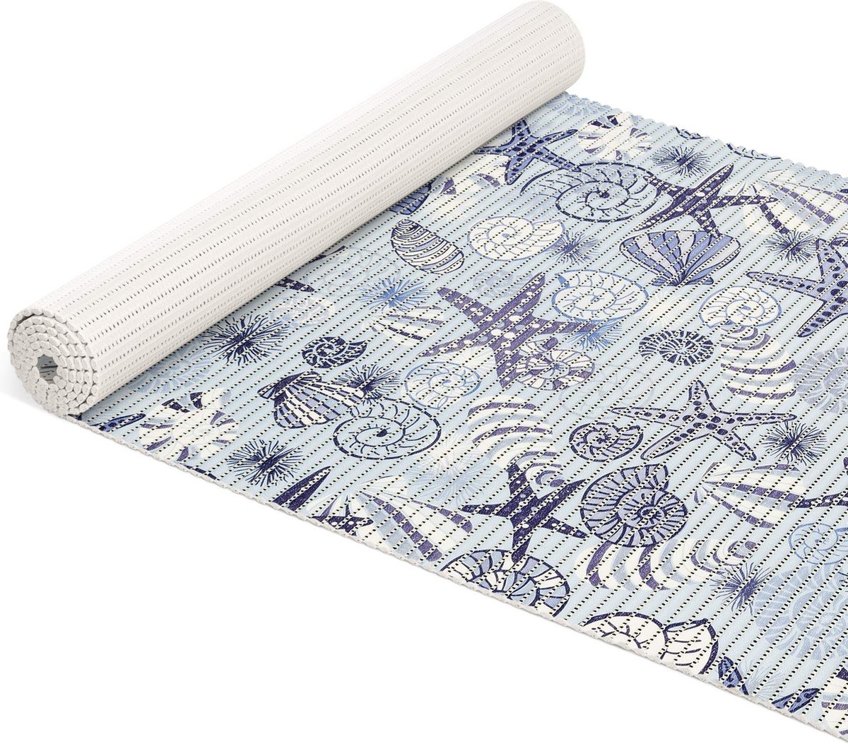 La'Moussawi ® Blauwe Antislip Badmat van Zacht Schuim voor Binnen en Buiten, 200 x 65 cm