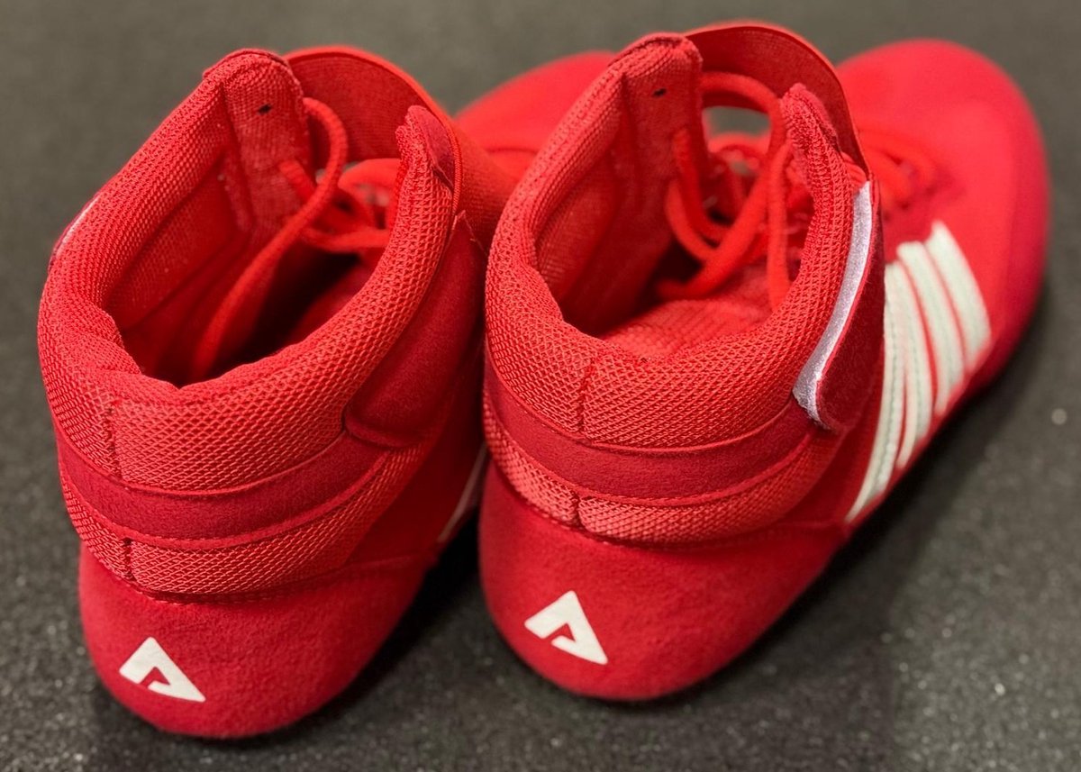 Professionele Vechtsport & Worstelen Schoenen - Rood- Maat 45- Mannen/Vrouwen- Hoge Top - Wing Chun / Kung Fu/ Boxing/ Taekwondo/ Karate Schoenen- Comfortabele Zachte Schoenen Volwassen Taekwondo Sneaker