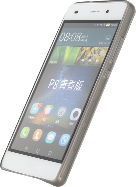 Coque Huawei P8 Lite Mobilize Gelly Gris Fumé