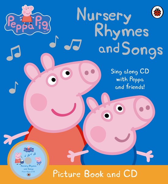 Peppa Pig Nursery Rhymes & Songs Bk & CD - cover
