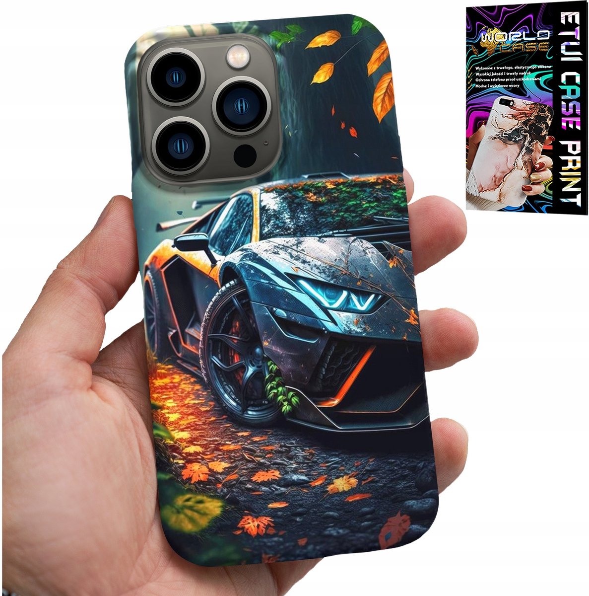 iPhone 15 Pro hoesje - Luxe auto's, supercar patronen