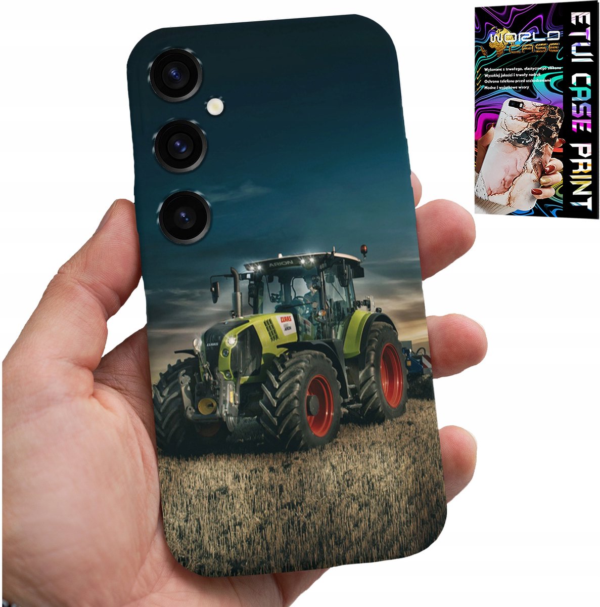 HOESJE VOOR SAMSUNG GALAXY S25 PLUS - TRACTOR, LANDBOUWTRACTOR, PATRONEN