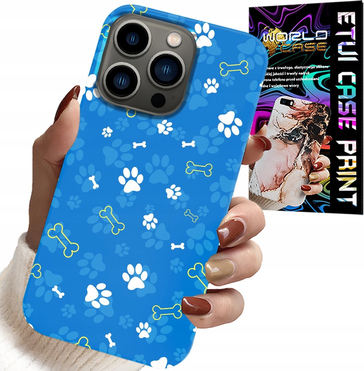 iPhone 16 Pro hoesje - Paws Bones Dog Patrol patroon voor kinderen