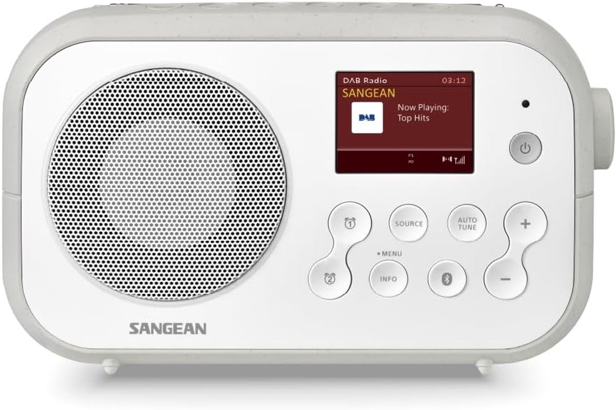 Draagbare Digitale Radio - DAB+ FM Radio - Muziek Luisteren - Bluetooth Connectiviteit - 22.5 x 5 x 13.4 cm