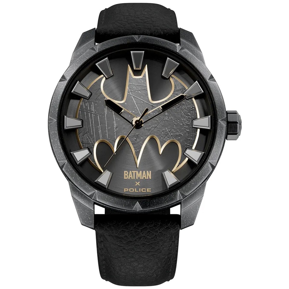 Police The Bat 45mm 5atm Quartz Analogical Horloge Zilver Man