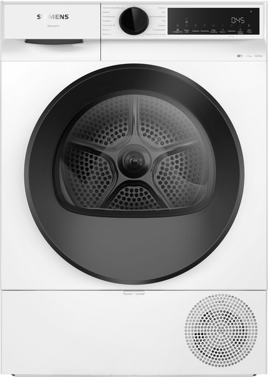 Siemens iQ500 WQ32J200NL – Warmtepompdroger – 9 kg - AutoDry - Wit