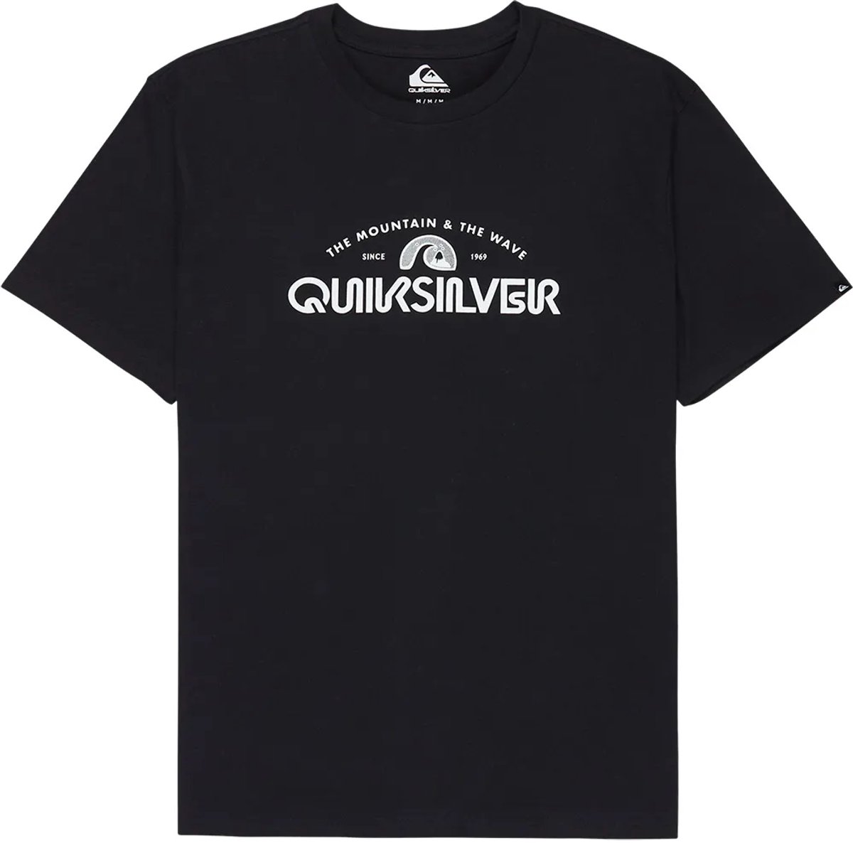 Quiksilver Ev Vista T-shirt Met Korte Mouwen M Man Zwart
