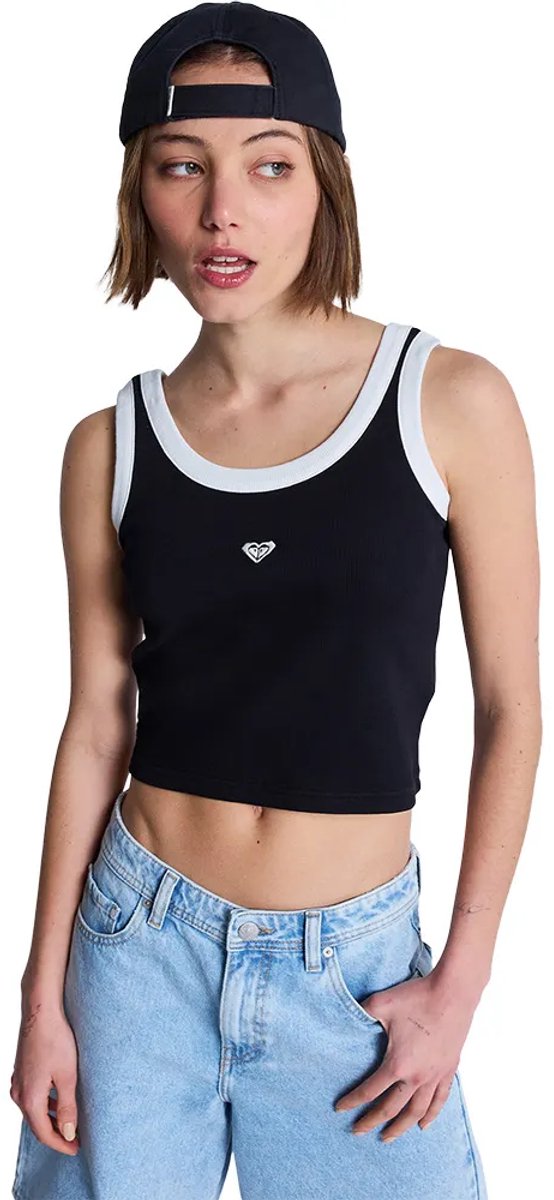 Roxy Keep It Cool Top Zonder Mouwen XS Vrouw Antraciet