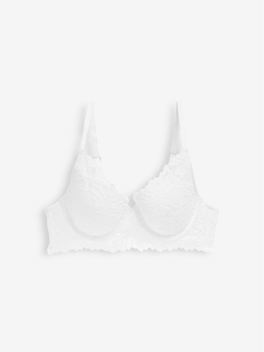 Next Dames - Kanten ultieme comfortabele beha - Wit White