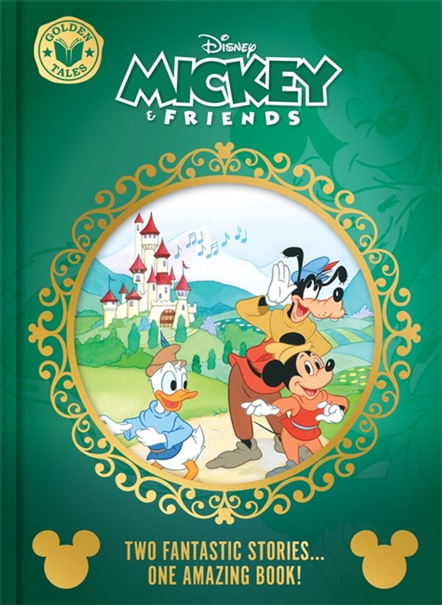Two Wonderful Stories In One Amazing Book!- Disney Mickey & Friends, Golden Tales