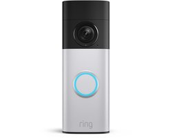 Ring Videodeurbel Plus op batterij (nieuwste generatie) – Nickel Silver – 2k video
