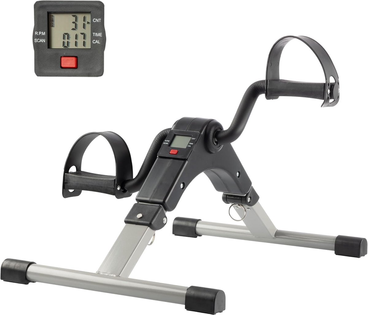 Hometrainer Pedaal - Onder Bureau Trainer - Actief Blijven - Opvouwbaar Compact Ontwerp - 264 kg - Origineel