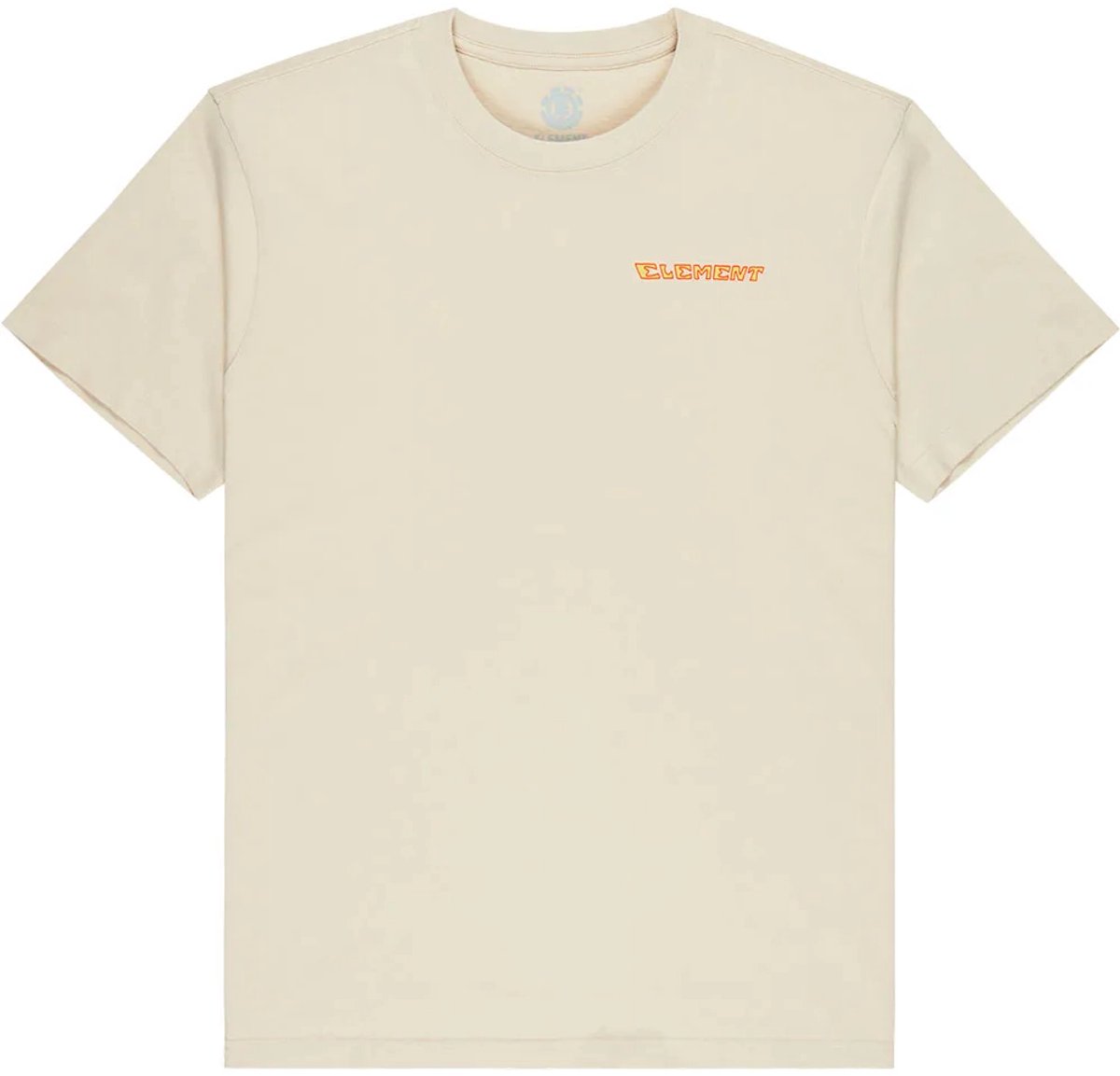Element Fortune T-shirt Met Korte Mouwen M Man Oat Milk