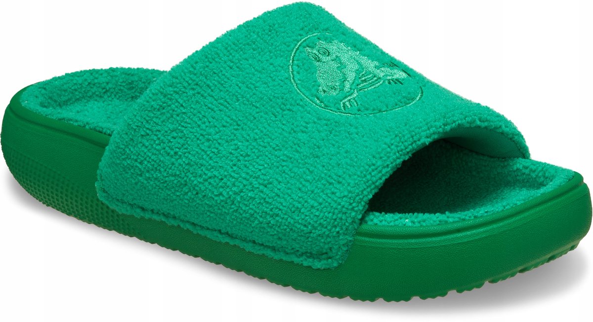 Crocs Classic Uniseks Klapjes Frotte Zool Frotte Bovenlaag Ivy Groen