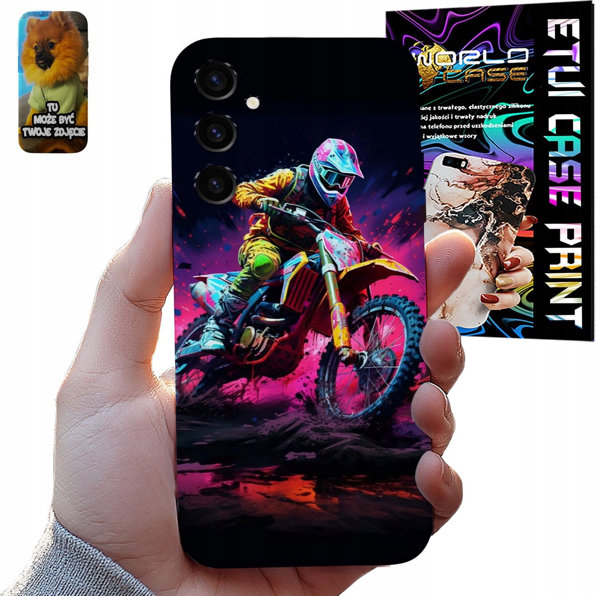 CASE SAMSUNG GALAXY S24 MOTOCROSS RACING MOTORFIETSEN VENTILATORPATRONEN