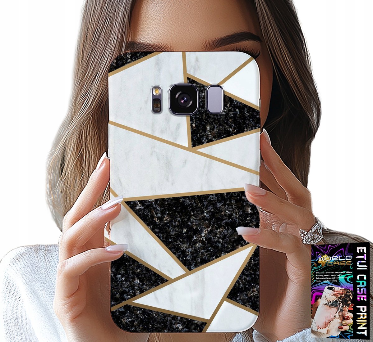 HOESJE VOOR SAMSUNG GALAXY S8 - ELEGANT EN MODIEUS PATROON + FILM
