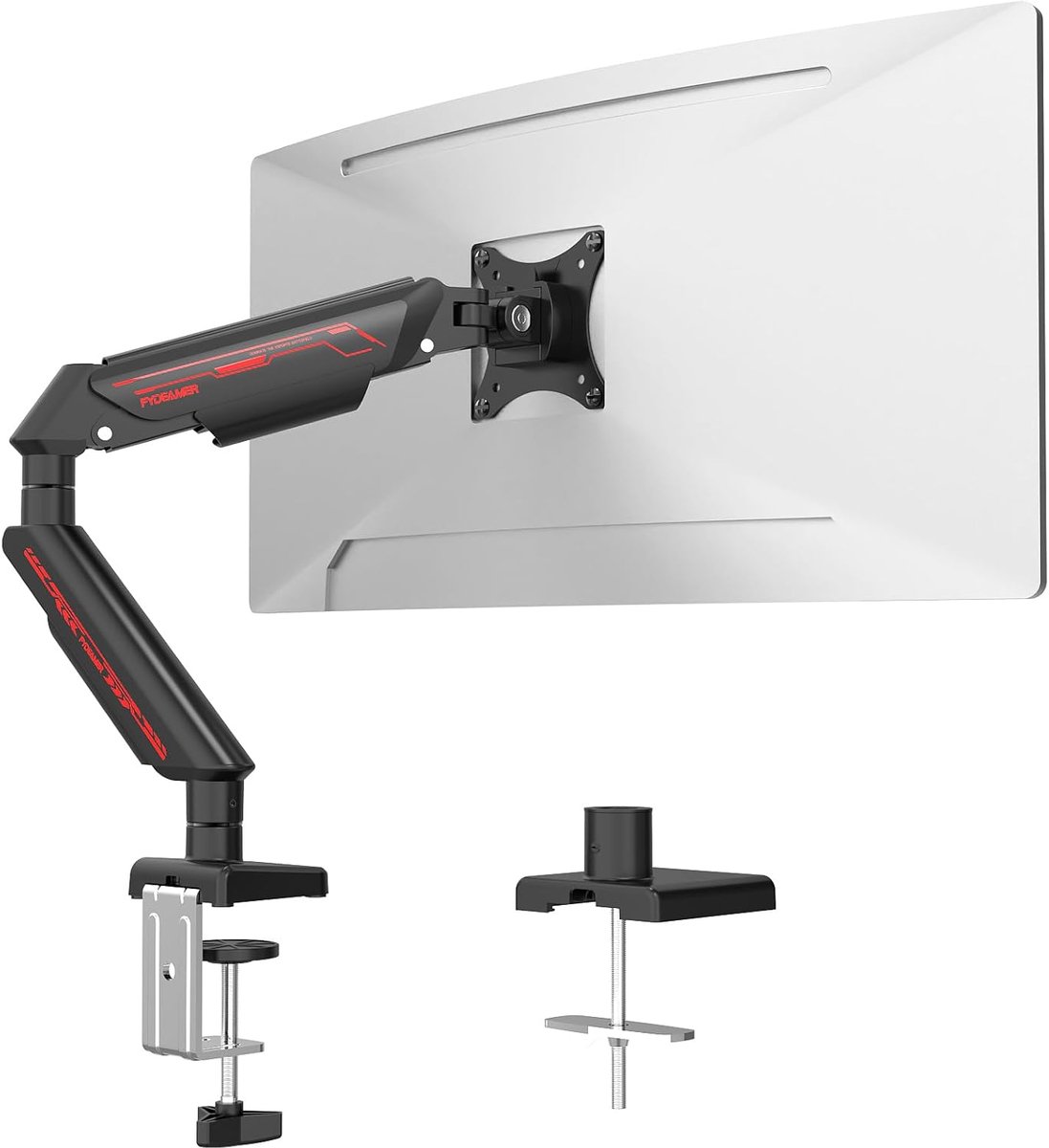 Monitorstandaard - Schermhouder - Ergonomisch Werken - Verstelbare Arm - 35 Inch Max - Zwart