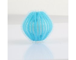 2-pack Dierenhaarverwijderaar — Herbruikbare was- & droogballen, haarvanger voor de wasmachine, verzamelaar voor honden- & kattenhaar, pluizenverwijderaar (Blauw)